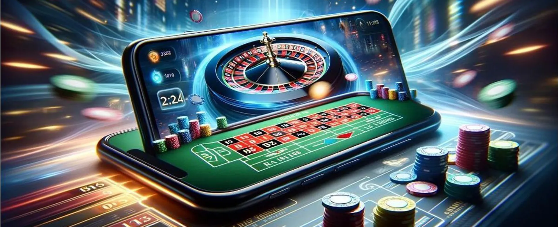 Dynamic background of 8K8 online casino with vibrant gaming elements for 8k8 login account access